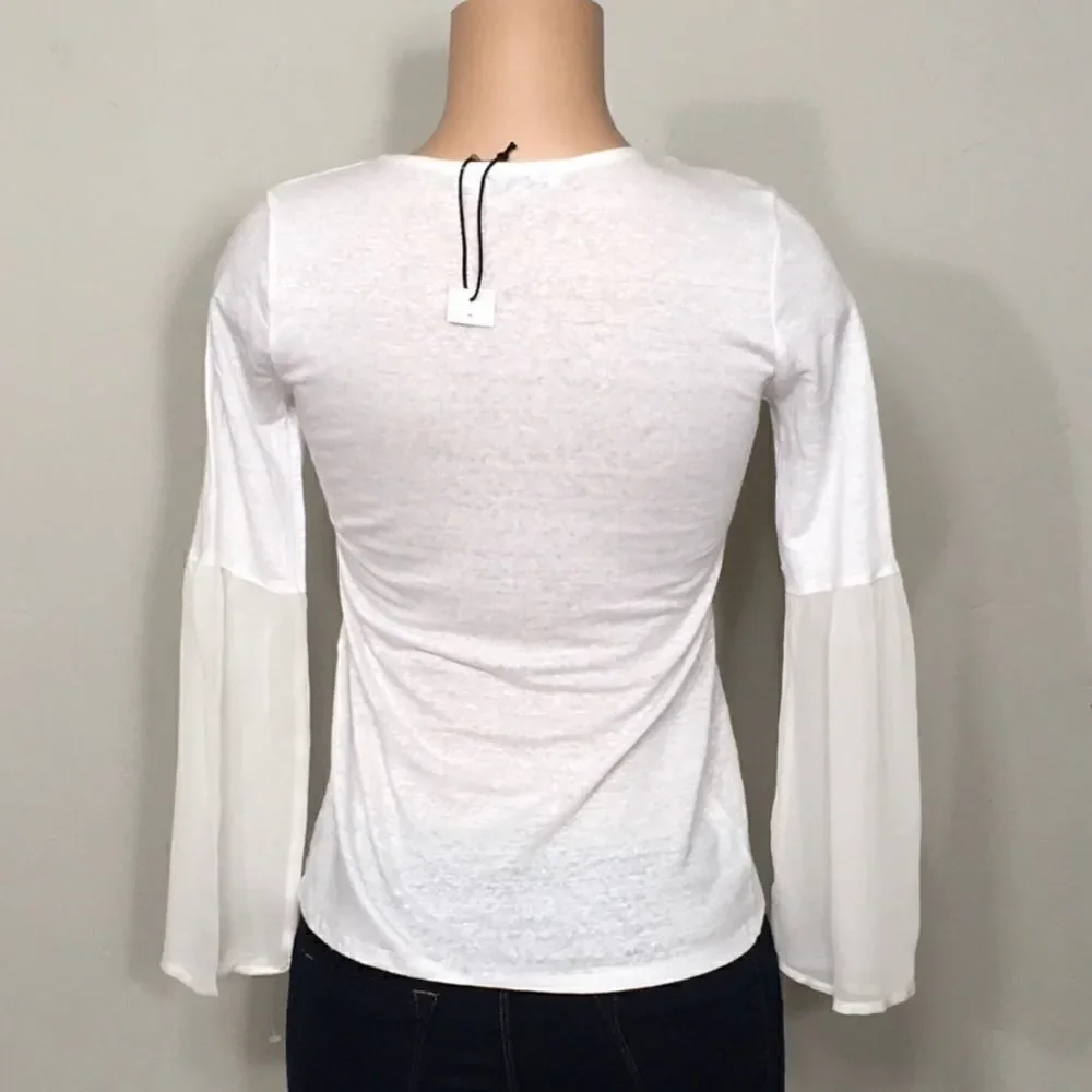 New. Linen/silk top.  - Picture 3 of 5